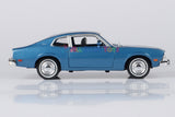 1974 Ford Maverick 1:24 Scale Diecast Replica Model by Motormax Forgotten Classics Series 79042 73326 Blue