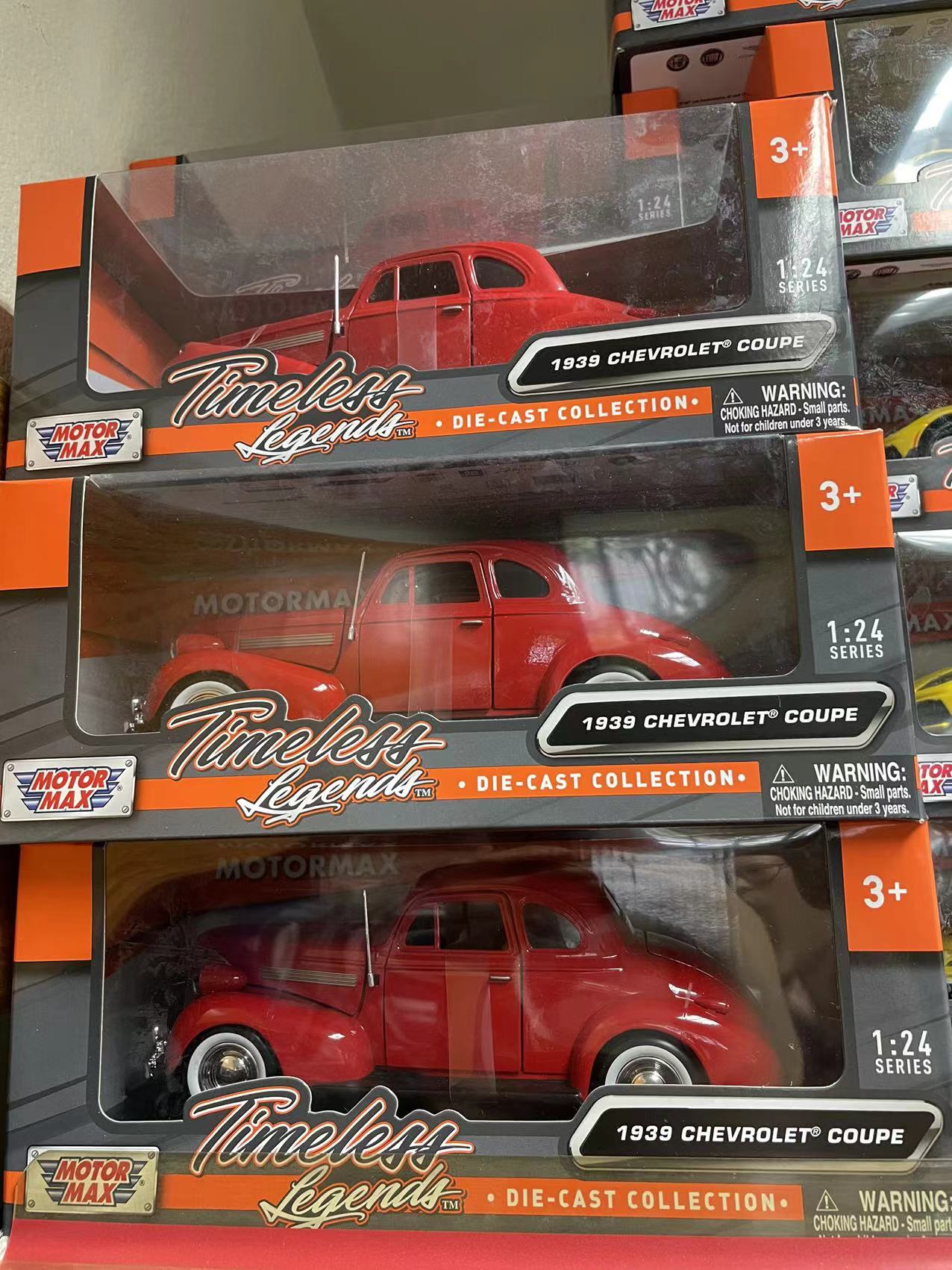 1939 Chevrolet Coupe 1:24 Diecast Model MotorMax 73247 – All Star Toys