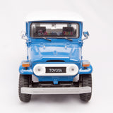 Toyota Land Cruiser FJ40 FJ Cruiser 1:24 Scale Diecast Model Car Motormax 79323 Blue