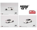 Mini GT 1:64 Honda S2000 AP2 Type S Grand Prix White 349 Diecast Model MGT00349