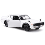 1/24 1973 Nissan Skyline 2000GT-R (KPGC110) Die Cast Collectible Model Car by Maisto 31528