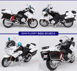 BMW R1200RT "U.S. POLICE" WHITE 1/18 DIECAST MOTORCYCLE MODEL BY MAISTO 32306
