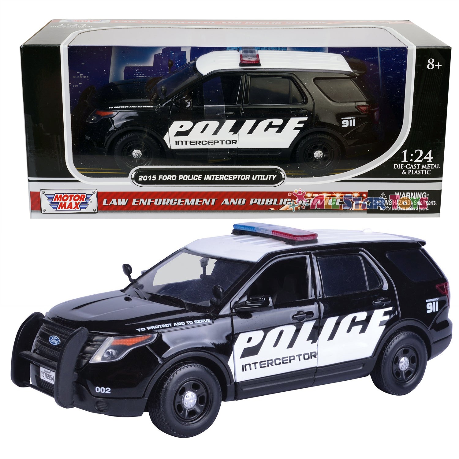 Miniature Del Prado 1/43 - Ford Explorer XLT 1997 - Philadelphia FD - Rouge/Blanc