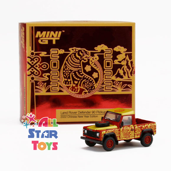 Mini GT 1:64 Land Rover Defender 90 Pickup 2022 Chinese New Year Limited Edition MGT #330