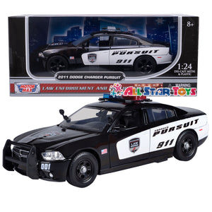 2011 Dodge Charger Police Pursuit Vehicle 1:24 Diecast Model Police Car by MOTORMAX 76930