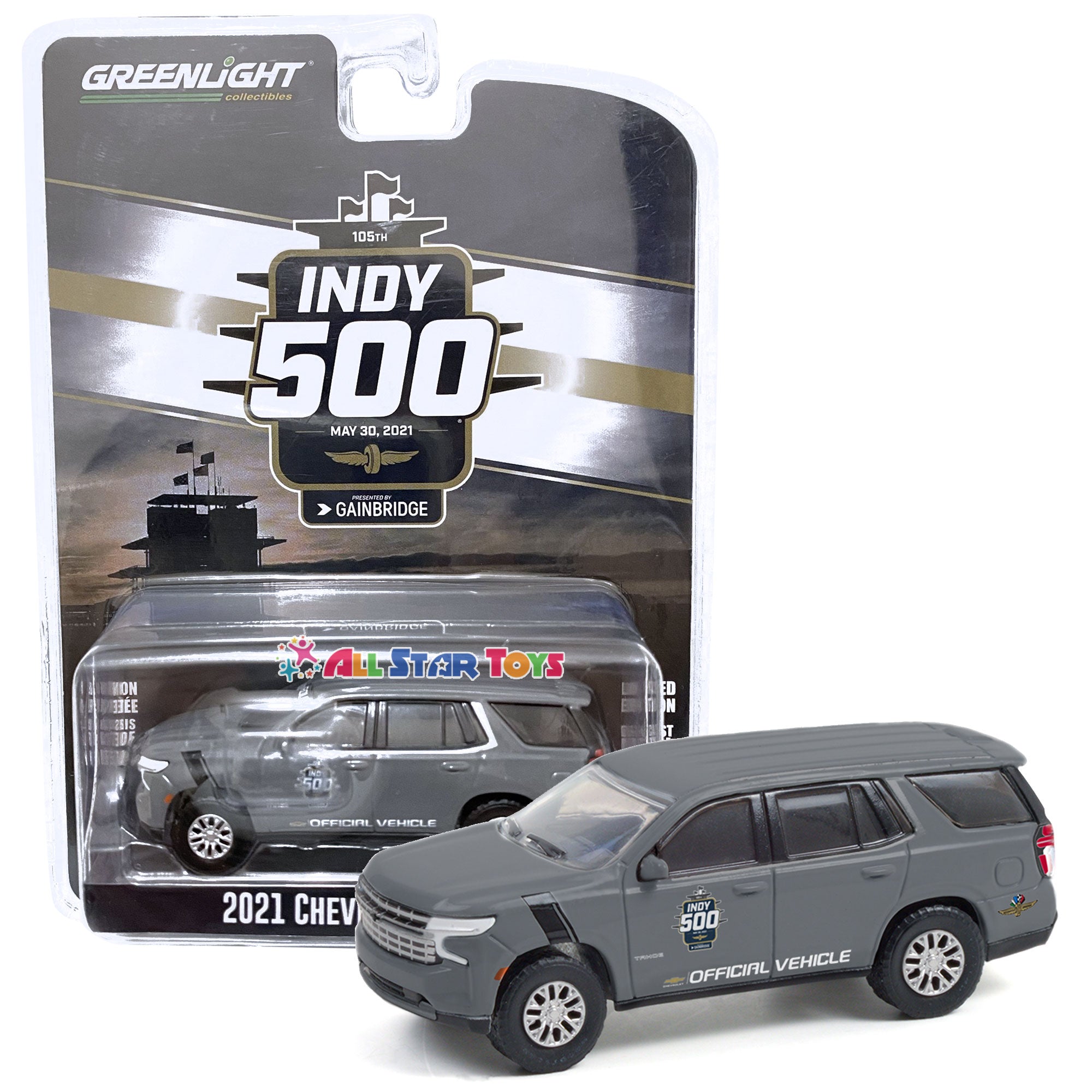 Greenlight 1:64 Scale 2021 Chevrolet Tahoe Indy 500 Vehicle Diecast Mo –  All Star Toys