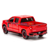 2019 Chevrolet Silverado 1500 LTZ Z71 Pickup Truck Red 1/64 Diecast Model AUTO WORLD CP7918