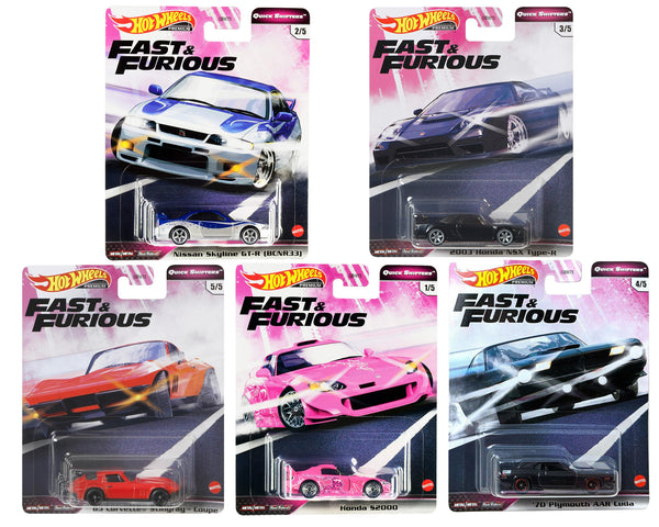 ミニカー Hot Wheels Fast & Furious Quick Shifters Amazon.com: DieCast Hotwheels 2020 Premium Fast& Furious Quick