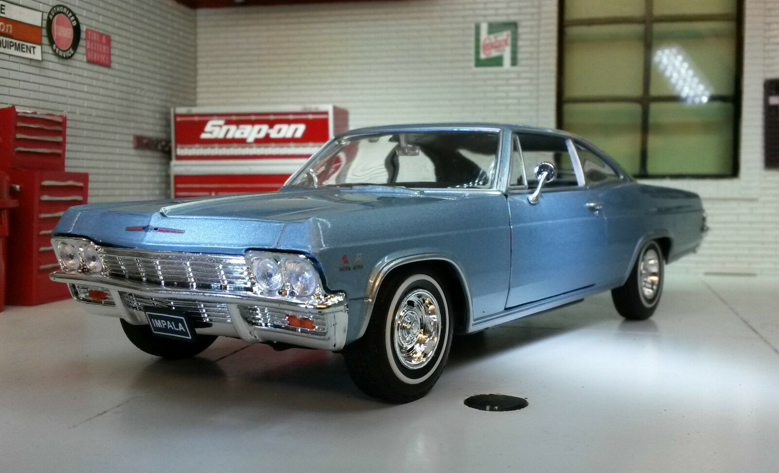 1965 Chevrolet Impala SS 396 - blue 1:24 by Welly – All Star Toys