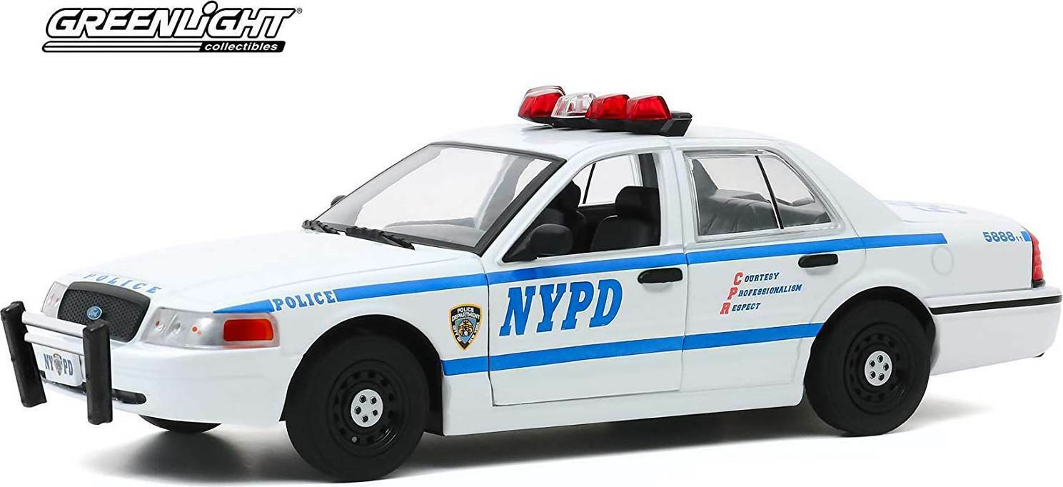 Greenlight 1:24 Scale 2011 Ford Crown Victoria NYPD Police Pursuit