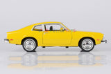 1974 Ford Maverick 1:24 Scale Diecast Replica Model by Motormax Forgotten Classics Series 79042 73326 Yellow